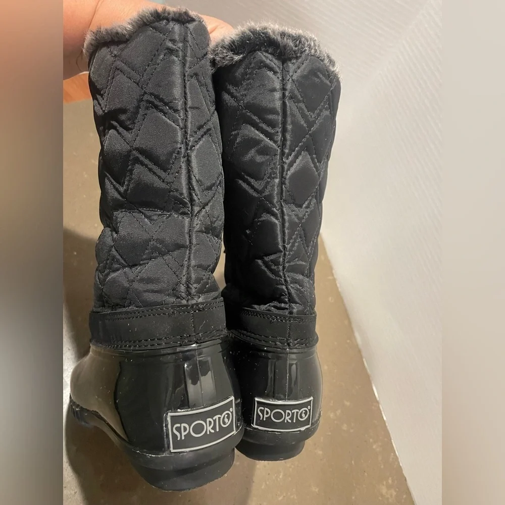 Sporto Women's Black Winter Boots